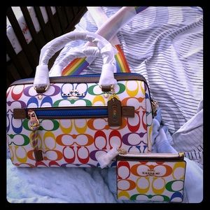 COACH 2020 Pride Collection- purse and Wallet